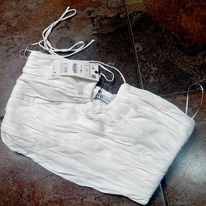 Zara- CropTop/TubeTop WMNS (L) - WHT [New with tags] $20
